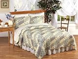 Newport Cottage Patchwork 3pc Quilt and Shams Bedding Set - Available in King and Queen