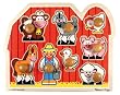 Melissa & Doug Large Knob Wooden Farm Puzzle