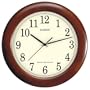 La Crosse Technology WT-3122A 12 1/2-Inch Wood Atomic Analog Clock