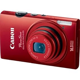 Digital Point & Shoot-Canon ELPH 110 HS 16.1MP Digital Camera With 5x Optical Zoom-Red