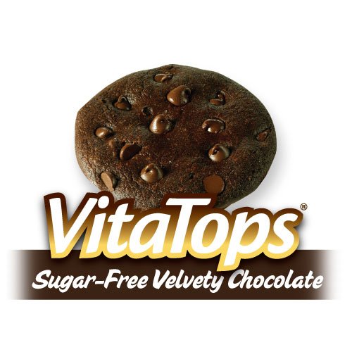 Vital & Delicious Sugar-Free Vitatops, Velvety Chocolate, 2 Ounce (Pack of 24)