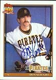 Don Slaught Autographed/Hand Signed MLB Baseball Card (Pittsburgh Pirates) 1991 Topps #221