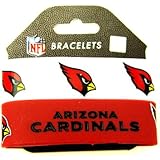 NFL Silicone Rubber Bracelet Set, 2-Pack-Old Logo