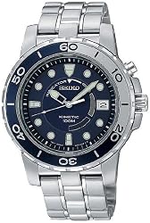 Seiko Men's SKA387 Kinetic Silver-Tone Watch