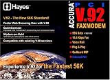 Hayes Accura V92 V44 Pci Fax Modem Controllerless Conexant Chip