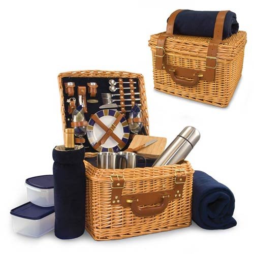 Picnic Time 21286915 Canterbury Picnic Basket and Blanket With Cheese Cutting Board product image