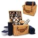 Picnic Time Canterbury English Style Picnic Basket with Deluxe Service for Two