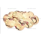Plum Blossom Paper Lantern Set w/ Light #ml-21