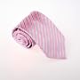 Pink Stripes Woven Silk Neckie Gift Box Set Light Pink Gift Ideas for Men T8054