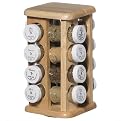 Kamenstein 16-Jar Spice Rack - Light Wood