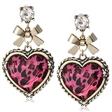 Betsey Johnson Fuchsia Leopard Fuchsia Leopard Hear