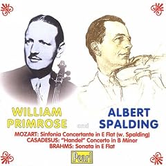 William Primrose and Albert Spalding