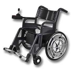  Plastic Toy Wheelchair for Wrestling Action Figures