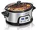 Hamilton Beach 33861 Programmable Slow Cooker, 6 Quart, Dual Digital Timer, Stainless Steel