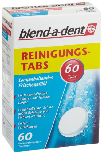 Blend-a-dent Reinigungs-Tabs Langanhaltendes