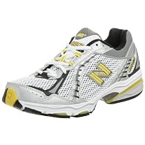 New Balance Men's MR1223 Running Shoe,White/Silver/Yellow,10 D