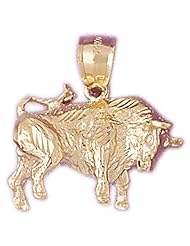 CleverEves 14K Gold Pendant 3-D Western 12.5 - Gram(s)