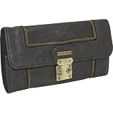 Roxy Lock Box Faux Leather Wallet (Black) Reviews