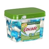 Cascade ActionPacs Dishwasher Detergent, Fresh Scent, 60-Count Container