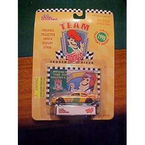 Team Tony's Frozen Pizza Diecast #28 Car and Colletor Card