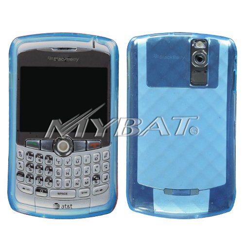 Blackberry Curve 8300/8310/8320/8330 Baby Blue Diamond Candy Skin Cover Silicone/Gel/Soft/Cover/Case