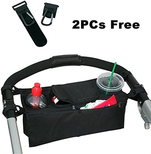 Nowhy Universal Stroller Organizer Diaper Baby Car Carriage Bag with Bottle Holders