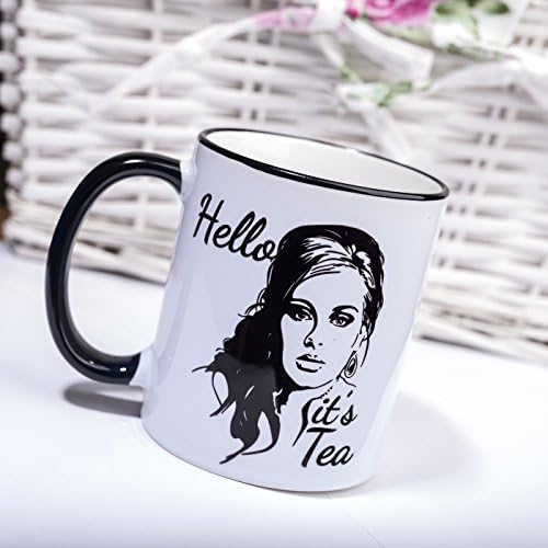 Hello It's Tea Mug Adele vector POP art Funny Cup Coffee Tea Gift Idea popular