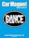 Dance Word Car Magnet