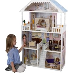 KidKraft 65023 - Puppenhaus Savannah, farblich sortiert