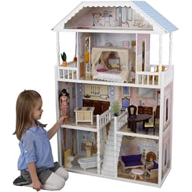 Kidkraft Savannah Dollhouse With 14 Piece Furniture 65023 Dollhouse
