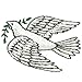 Deluxe Satin Dove of Peace Clergy Stole for Ministers and Weddings