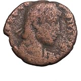 395AD Ancient Roman Coin EMPEROR ARCADIUS Victory Angel