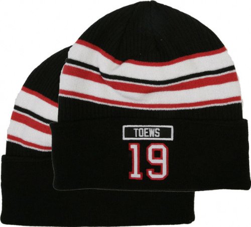 Buy Jonathan Toews Chicago Blackhawks Name and Number Knit Hat