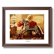 Framed Cherry Tom Browning Old St Nick Santa Clause Santa's Workshop #6 Christmas Pictures Art Print