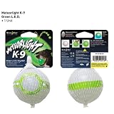 Nite Ize MTLP-08-28 MeteorLight K-9 Led dog ball, Green