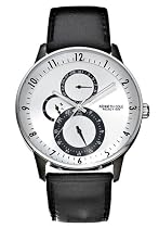 Kenneth Cole New York Men's Black Leather Watch #KC1461