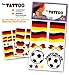 Fan Tattoo Deutschland, verschiedene Designs