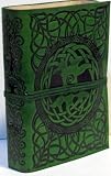 Handmade Leather Tree of Life Journal By Celtic Artist Jen Delyth