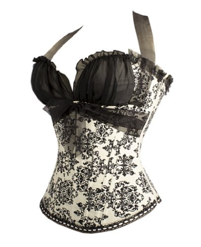 Camellias Women's Sexy women Wedding Lingerie Bustier Boned Lace-Up Corset