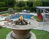 California Outdoor Concepts 700N-SG-SEA San Simeon-Sage-Gas Logs-Sea Green Granite-Natural Gas