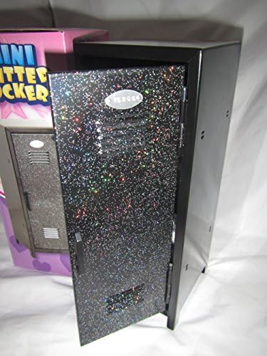 Mini 11" Glitter Locker Organizer Office Room Dorm Cosmetics Pens Money RM2624 COLOR: BLACK