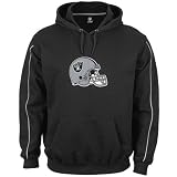 Oakland Raider Sweatshirts : Oakland Raider Black Classic Twill Helmet Logo sweatshirts