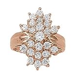 14K Rose Gold Diamond Right-Hand Ring - 2.00 Ct.