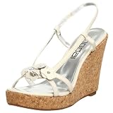  : Moda Spana Women's Nevada Wedge,White,6 M