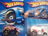 Hot Wheels Cool One Variant Set: Ice Cream White '04 1st Ed #100 & The Eye Scream Hot Pink Crazed Clowns Series '05 #113 Scale 1/64 Collector