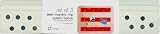 Three By Three Seattle Mini Strip Magnet Board 3-Pk White