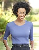 Ribbed-silk Elbow-sleeved Crewneck