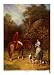Visit to the Kennels Art Poster PRINT Heywood Hardy 25x34