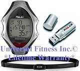 POLAR RS800CX HEART RATE MONITOR SILVER WATCH – INCLUDES A LIFETIME WARRANTY * LIFETIME WARRANTY