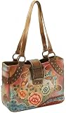 Review Anuschka  / Anuschka Double Compartment Tote - Rose Antique Leather Handbags